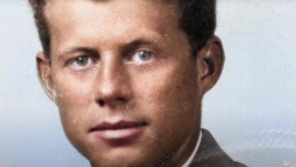 A young JFK